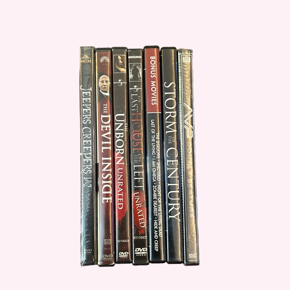 Horror/Suspense/Thriller Movie Lot